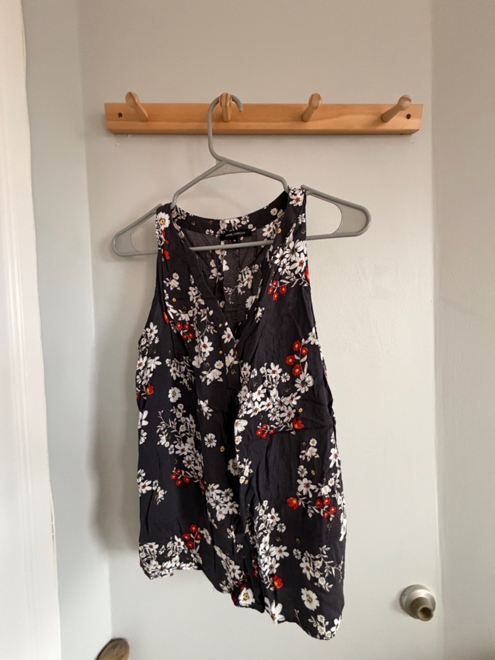 Floral V-Neck Blouse
